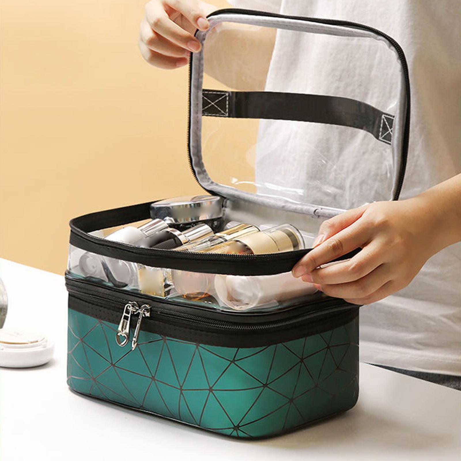 Makeup Cosmetic Bag Container Waterproof Storage Wash Bag for Women Brushes Accessories