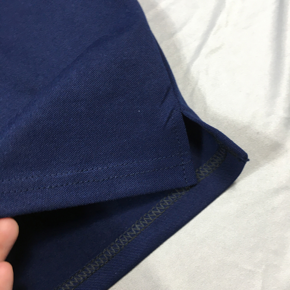 ÁO THUN NAM DÀI TAY CỔ BẺ MẪU MỚI NHIỀU MÀU, 3 SIZE, LOGO THÊU, VẢI 100% COTTON CAO CẤP