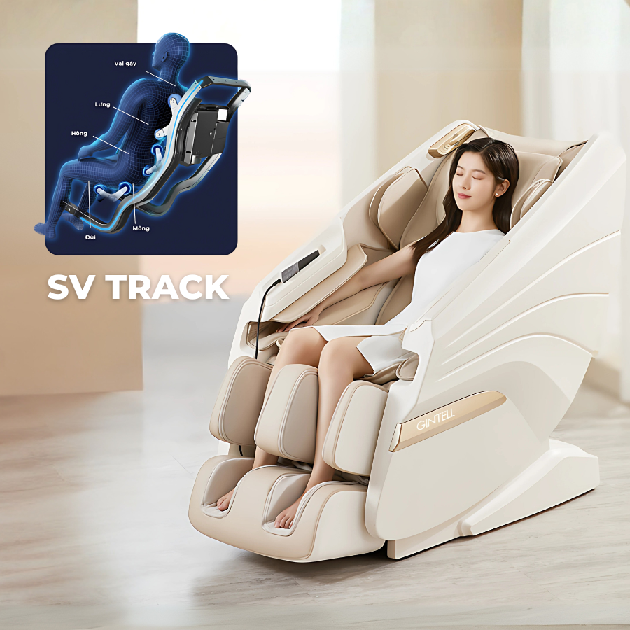 |GIÁ HẤP DẪN| Ghế massage toàn thân GINTELL S3 PLUS SUPER CHAIR | 2 Năm bảo hành chính hãng