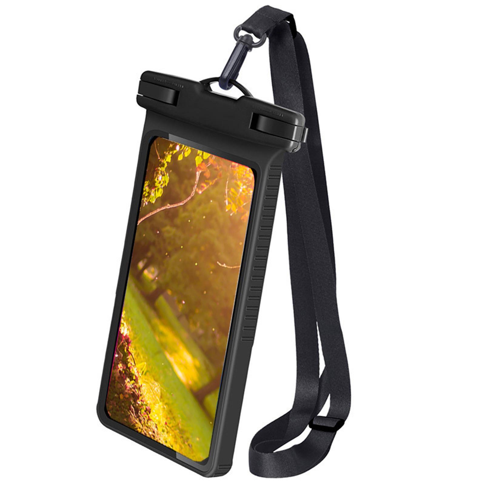 Phone Waterproof Case 6.7" with Lanyard Touchscreen Mobile Phone Bag for Hiking Beach