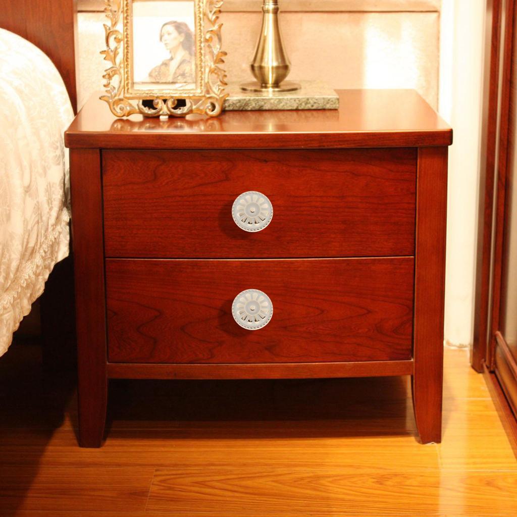 Zinc Alloy Round Knobs Pulls Handles with Screw for Cabinet