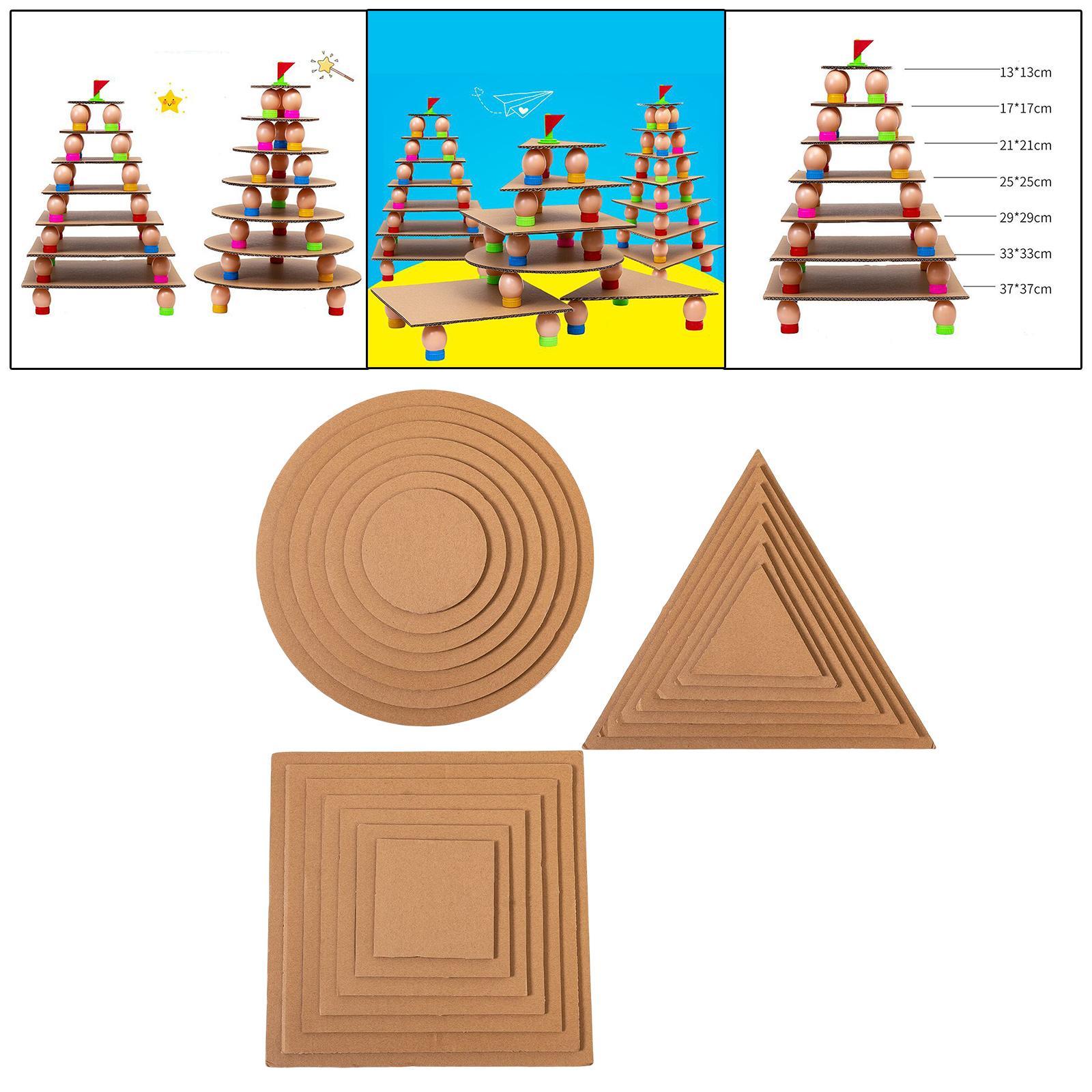 Jigsaw Puzzle Cardboards Size Learning Toys Balance Stacking Toys for Toddlers Birthday Gifts