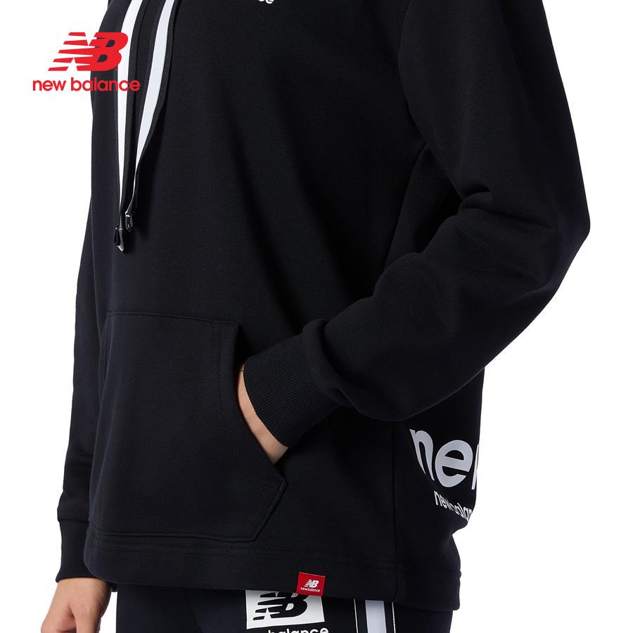 Áo khoác nỉ hoodie tay dài nữ New Balance Essential Id Ath - AWT13519BK (form châu á)