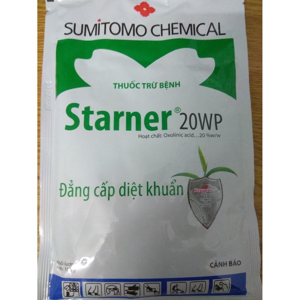 Thuốc trị thối lá và diệt khuẩn Starner 20wp. gói 100gram.