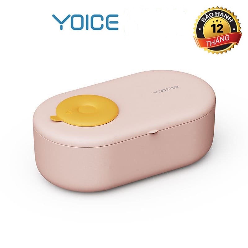 Bộ Hộp Cơm Giữ Nhiệt Văn Phòng Cao Cấp Cắm Điện - Cặp Lồng Cơm mini Yoice - Hàng Chính Hãng