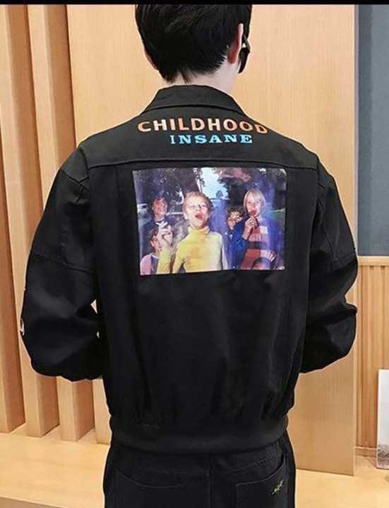 Áo khoác kaki nam hình childhood Mã: NK1141