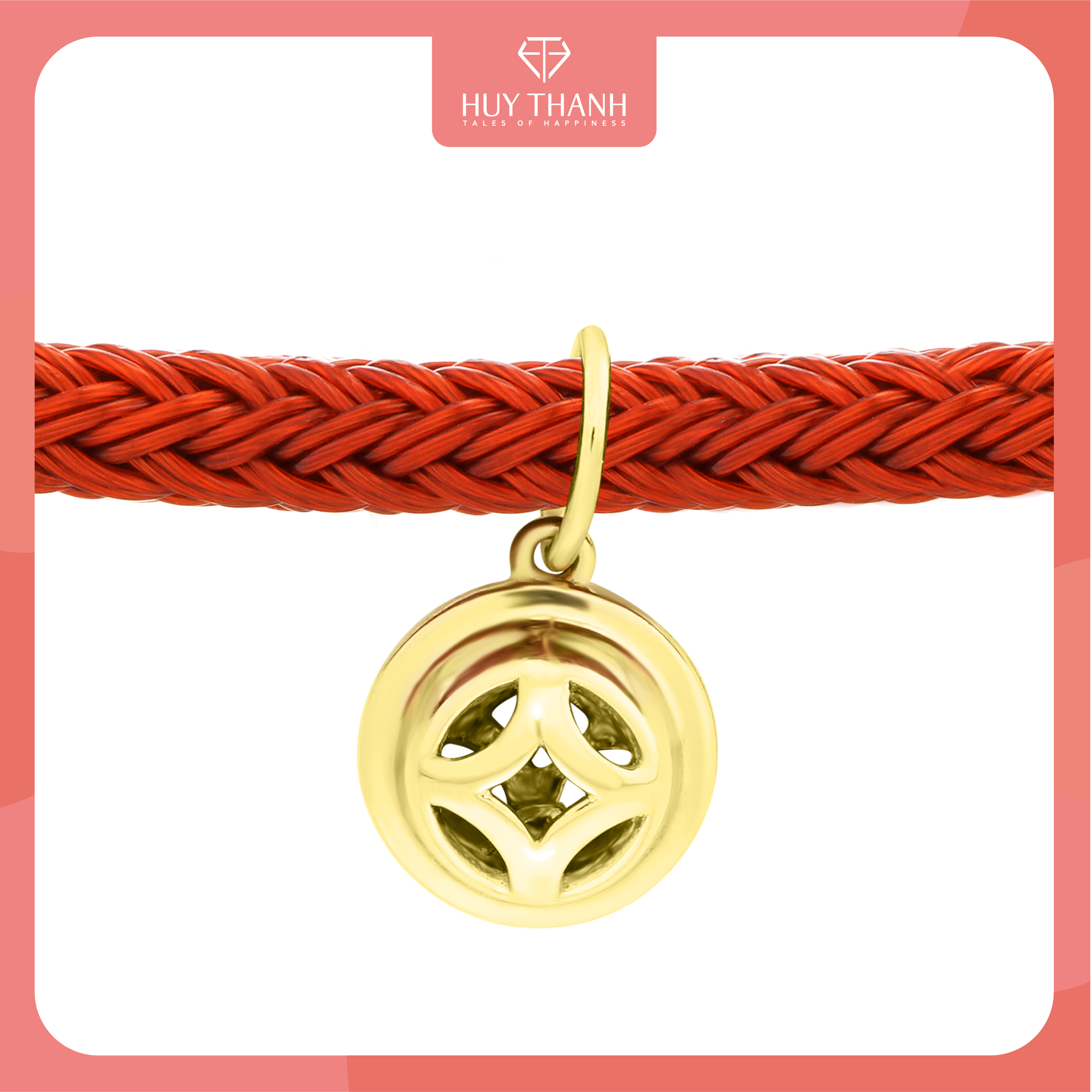Charm Chiêu Tài Vàng 14k LLF213 Huy Thanh Jewelry