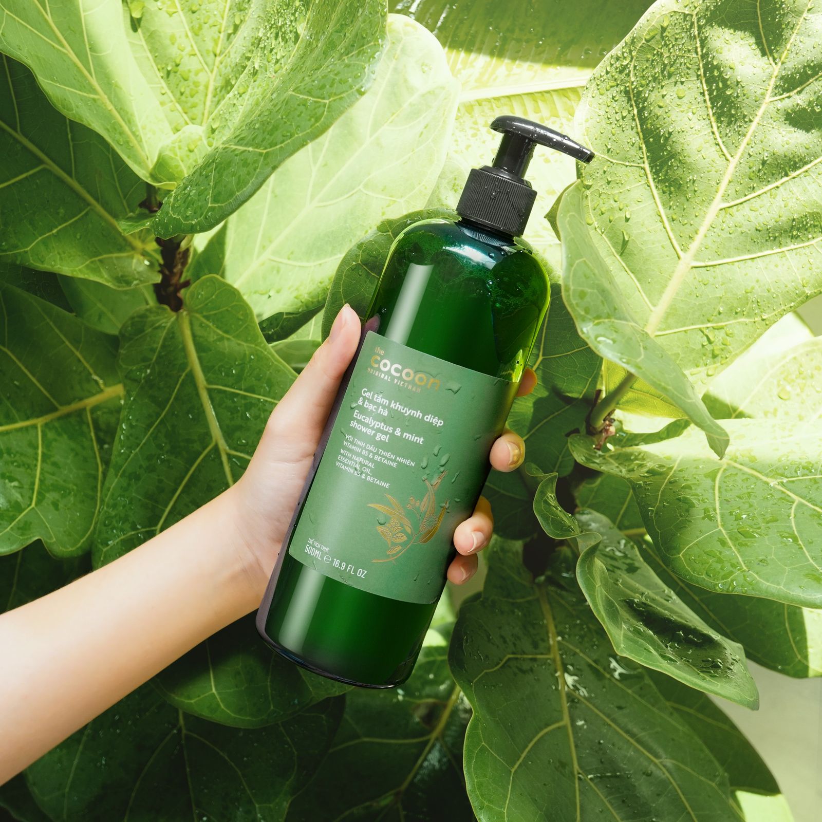 Gel Tắm Khuynh Diệp & Bạc Hà Cocoon 500ml