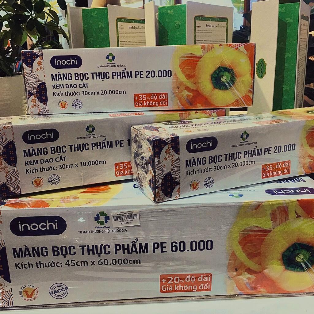 Màng bọc thực phẩm Dài hơn 35% PE Shinsen INOCHI giúp bảo quản thực phẩm Dài hơn 35% MANGBOC