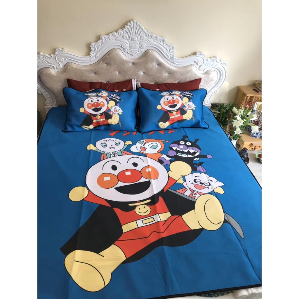 Bộ chăn ga Cotton Living - Họa tiết hoạt hình 100% Cotton hàng Nhập khẩu