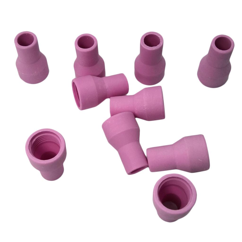 TIG Welding Torch Consumables Collet Body Ceramic Nozzle Pink