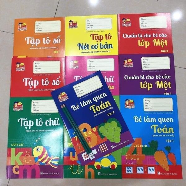 COMBO TÔ CHỮ CHUẨN BỊ CHO BÉ VÀO LỚP 1 -NXB Hà Nội