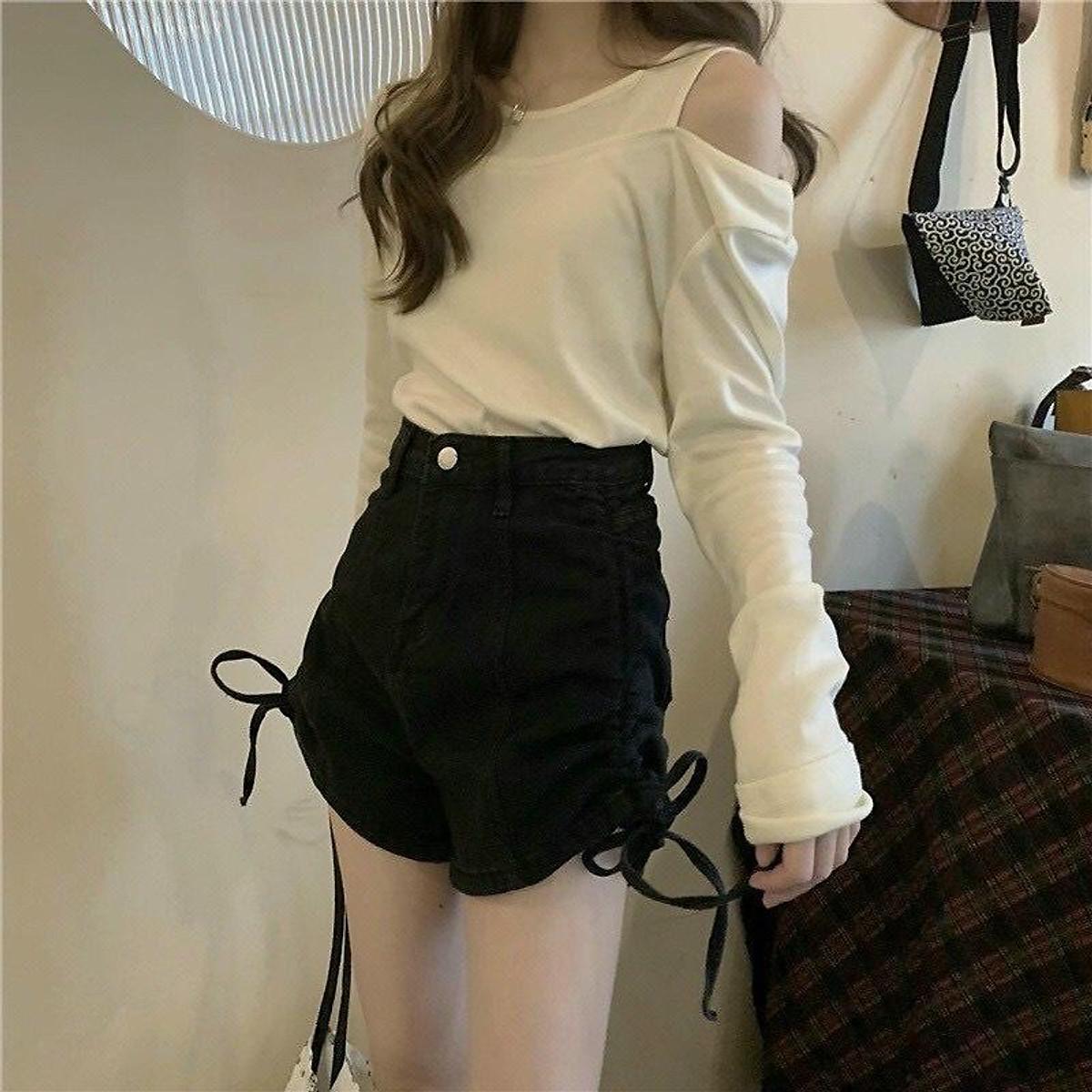 Quần short nữ rút dây 2 hông cạp cao tôn dáng alohaHàng đẹp, đường may sắc nét, Thiết kế hiện đại, trẻ trung, năng động