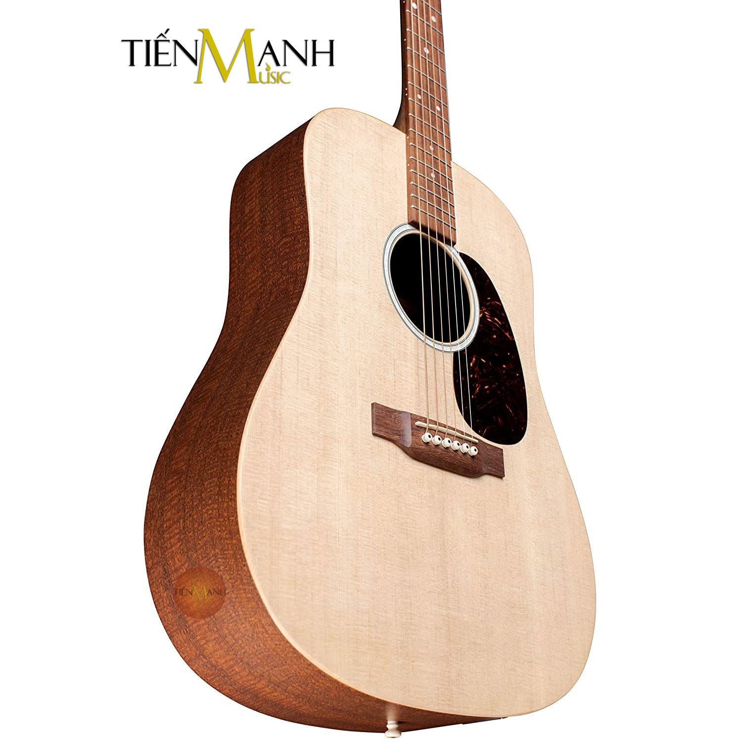 Đàn Guitar Acoustic Martin X Series D-X2E Gỗ Mahogany Sitka Spruce Ghitar DX2E Kèm Bao Đựng, Móng Gẩy DreamMaker