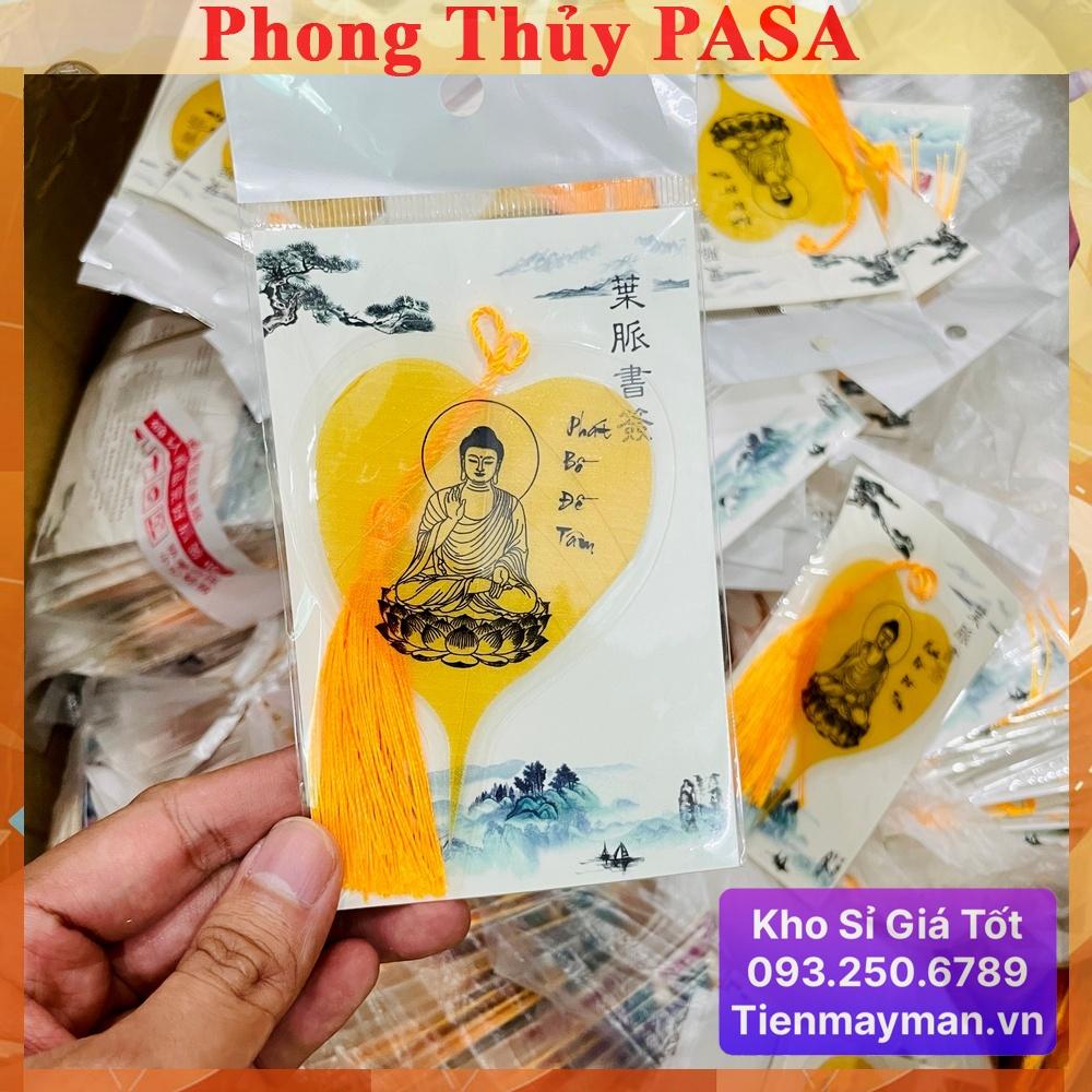 Lá Bồ Đề Tâm Phật Dát Vàng Bình An May Mắn - Hàng Loại Cao Cấp - PASA COLLECTION