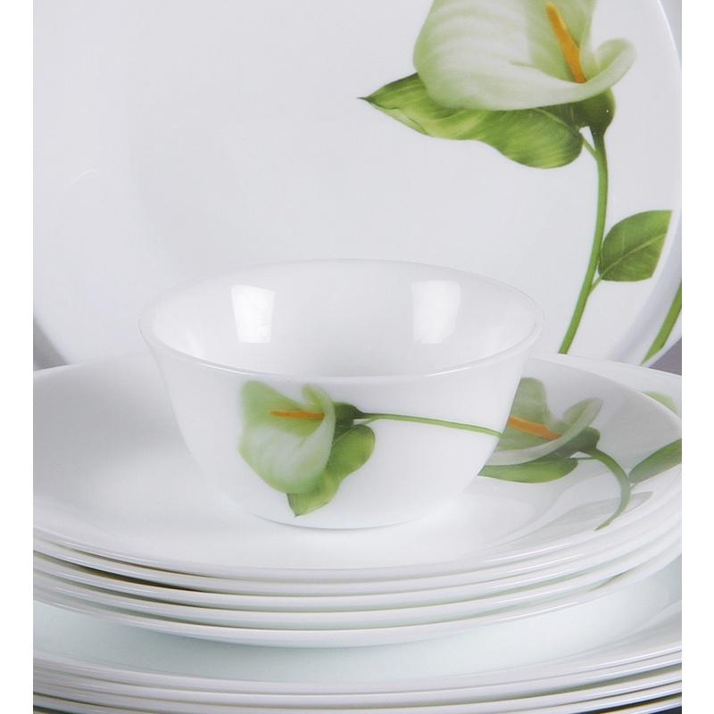 Bộ 6 chén cơm thủy tinh Diva Ivory I.B