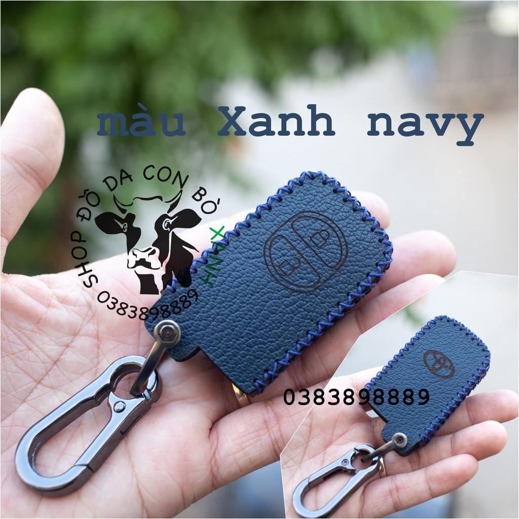 Bao da dành cho chìa khoá Toyota Altis 2.0V, Camry 3.5, Venza, Landcruiser Prado 2010 handmade da thật 002