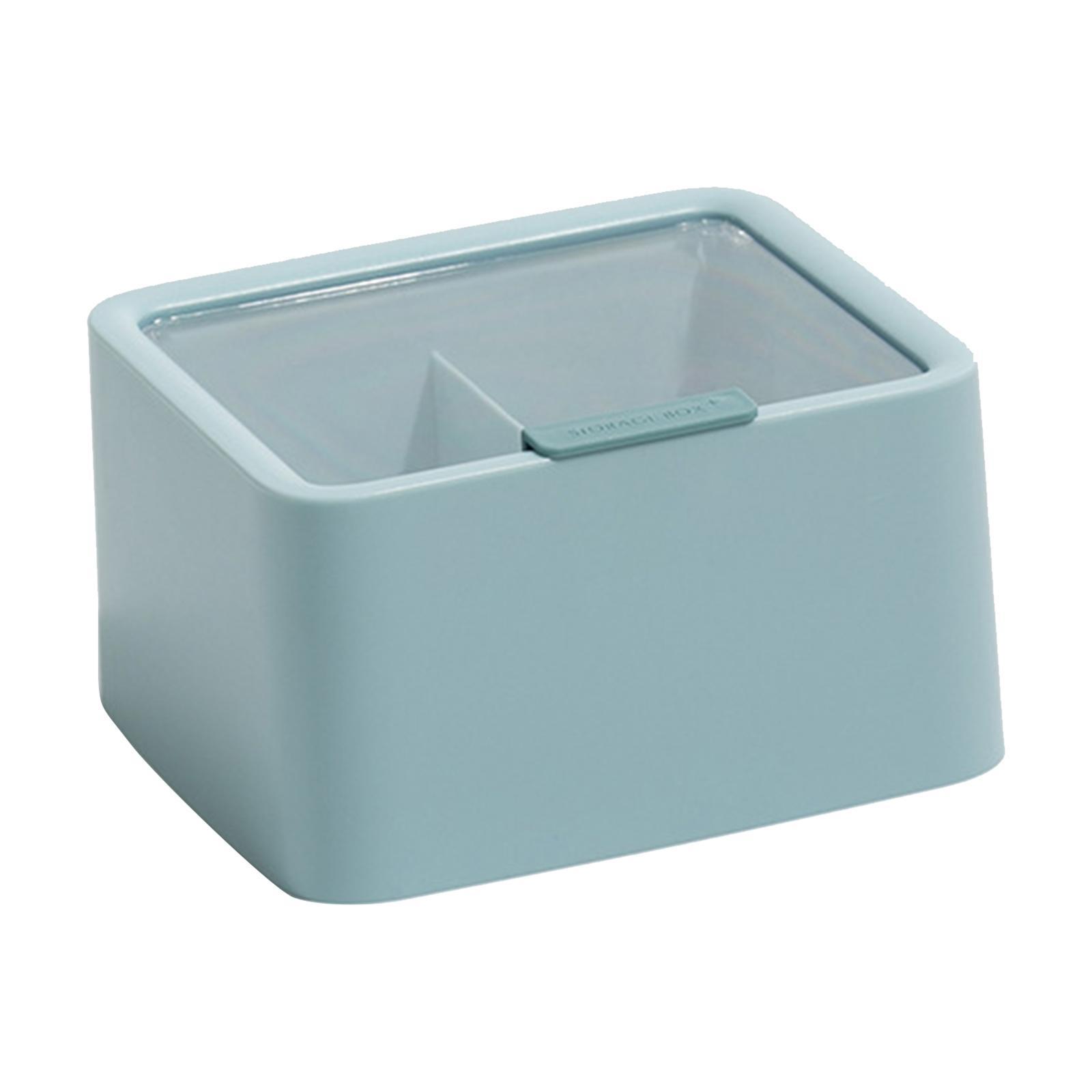 ABS Cotton Pad Storage Box Dustproof for Countertop Lipstick Bathroom