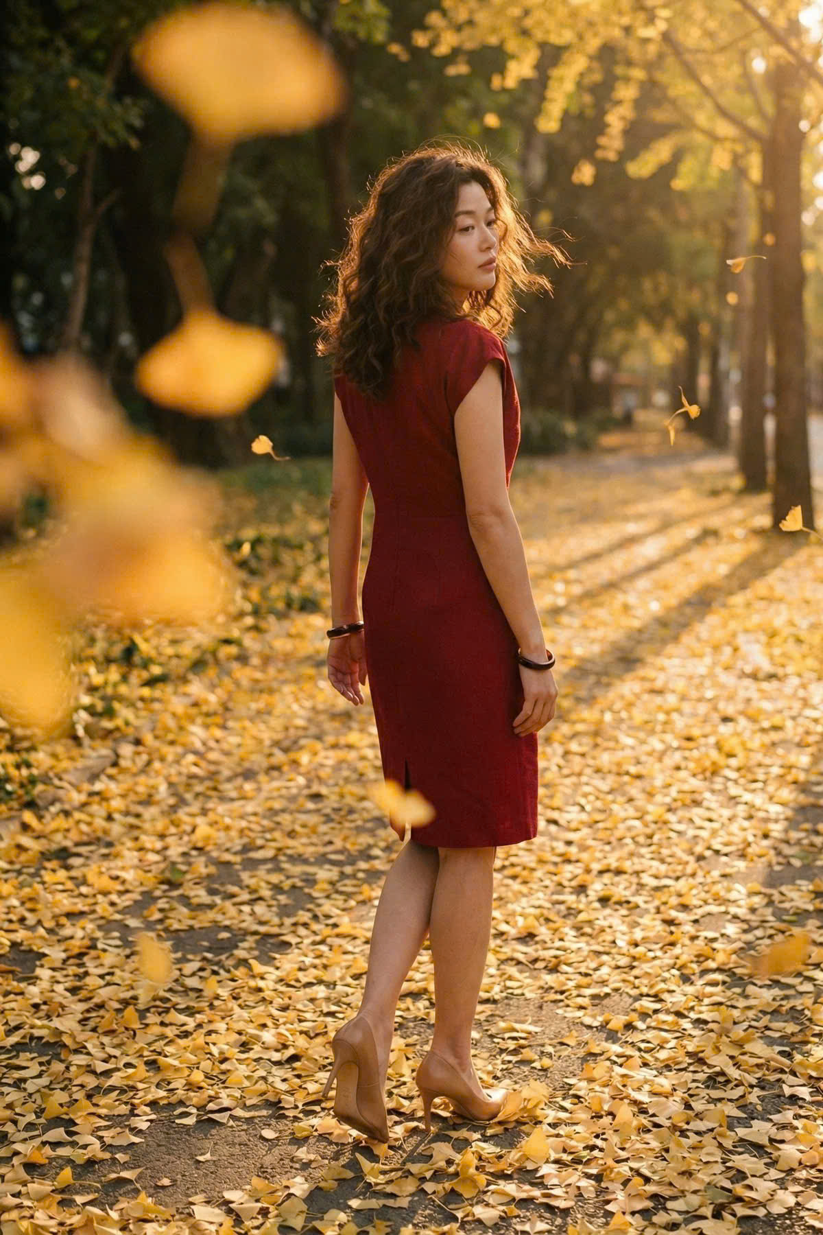 Đầm Ôm Body Tweed Đỏ Dự Tiệc thời trang thiết kế Hity Dre084