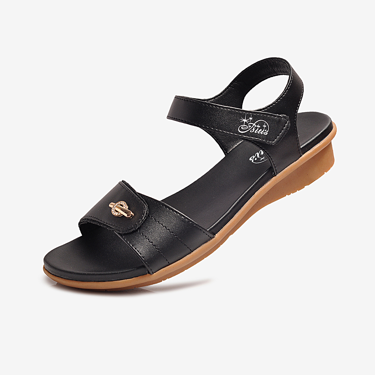 Sandal Si Cao Su Nữ Biti's BRW000100DEN (Đen)