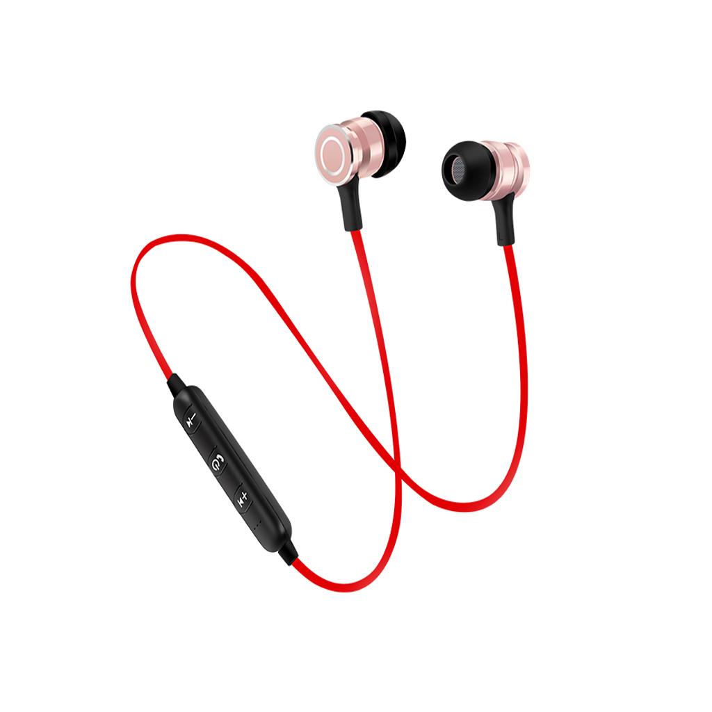 Wireless Headphones V4.1 Wireless Stereo Earbuds Built-in Noise Cancellation Stereo Bluetooth Headphones with Mic for iPhone and Android Phones