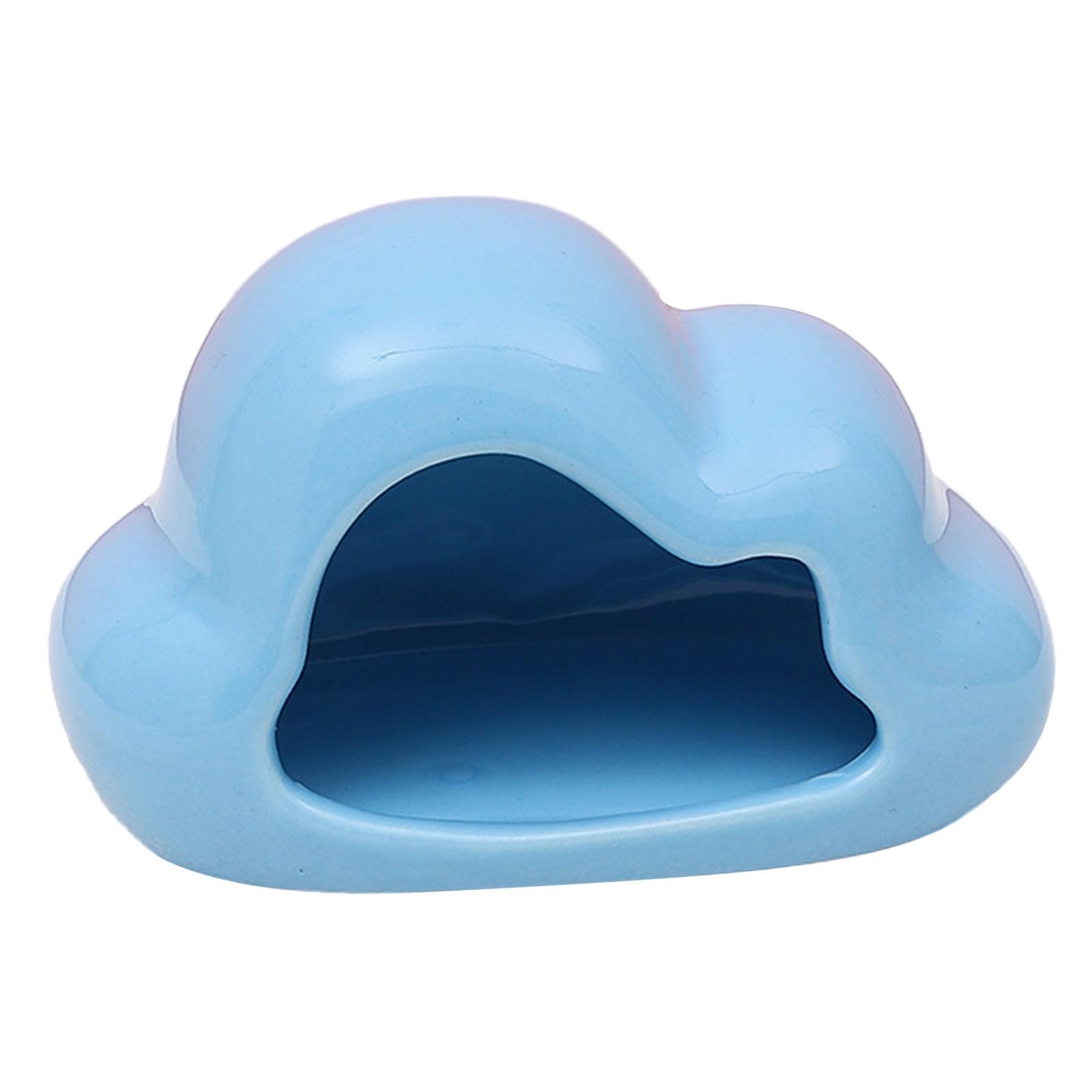 Hamster Nest Hamster Hideouts Ceramic Small Animal Cozy Pets Bed Hut Hamster House Hamster Cage Decor for Critter Rabbit Gerbils