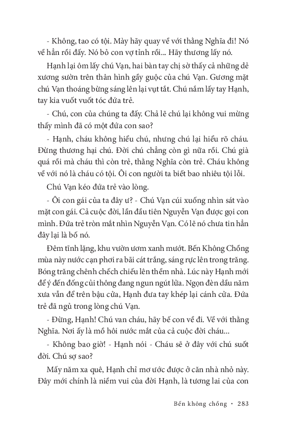 BẾN KHÔNG CHỒNG - Bìa cứng