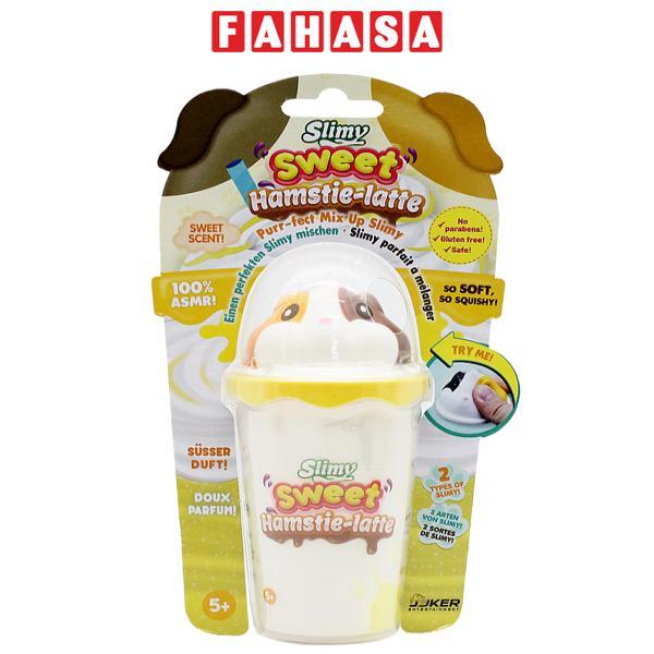 Slimy Cà Phê Hamstie-Latte Với Squishy Màu Vàng Dẻo Đáng Yêu - Slimy 33529/YE