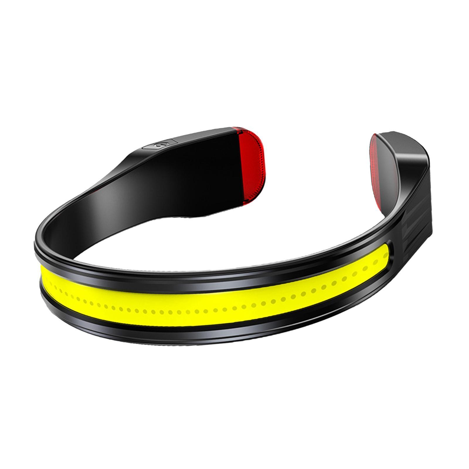 COB Headlight Waterproof Reading Light Adjustable LED  for Camping