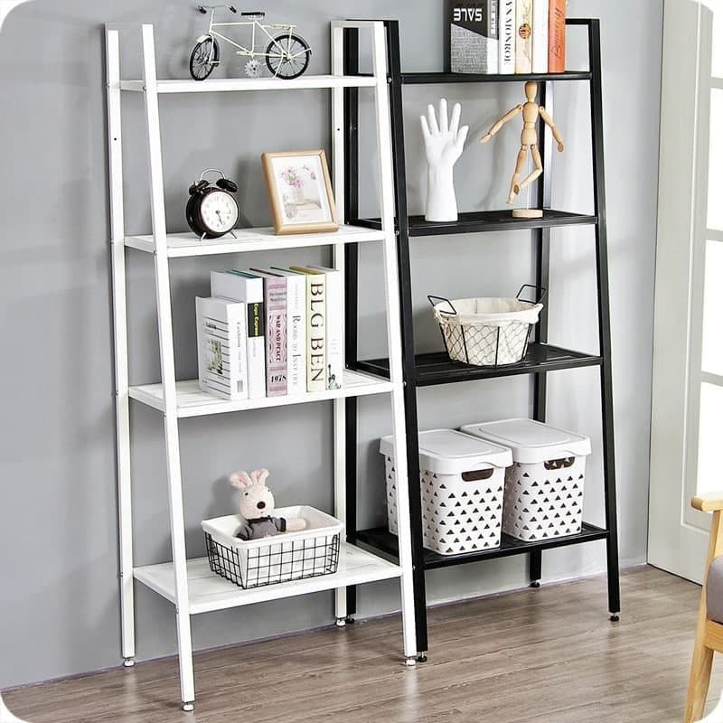 Kệ Đa Năng Hình Thang 4 Tầng - Kệ Sắt Decor Trang Trí Phòng Khách, Phòng Ngủ Chắc Chắn