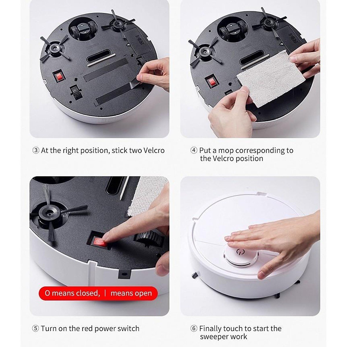 Robot hút bụi thông mình lau nhà tự động ES300 - Hàng nhập khẩu, chất lượng cao