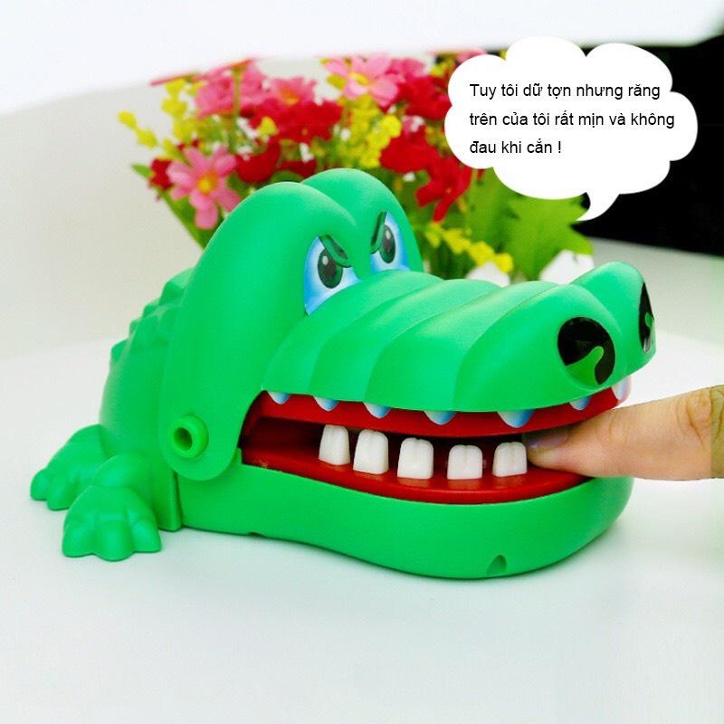 Đồ chơi cá sấu cắn tay khám răng cá sấu thú vị cho bé