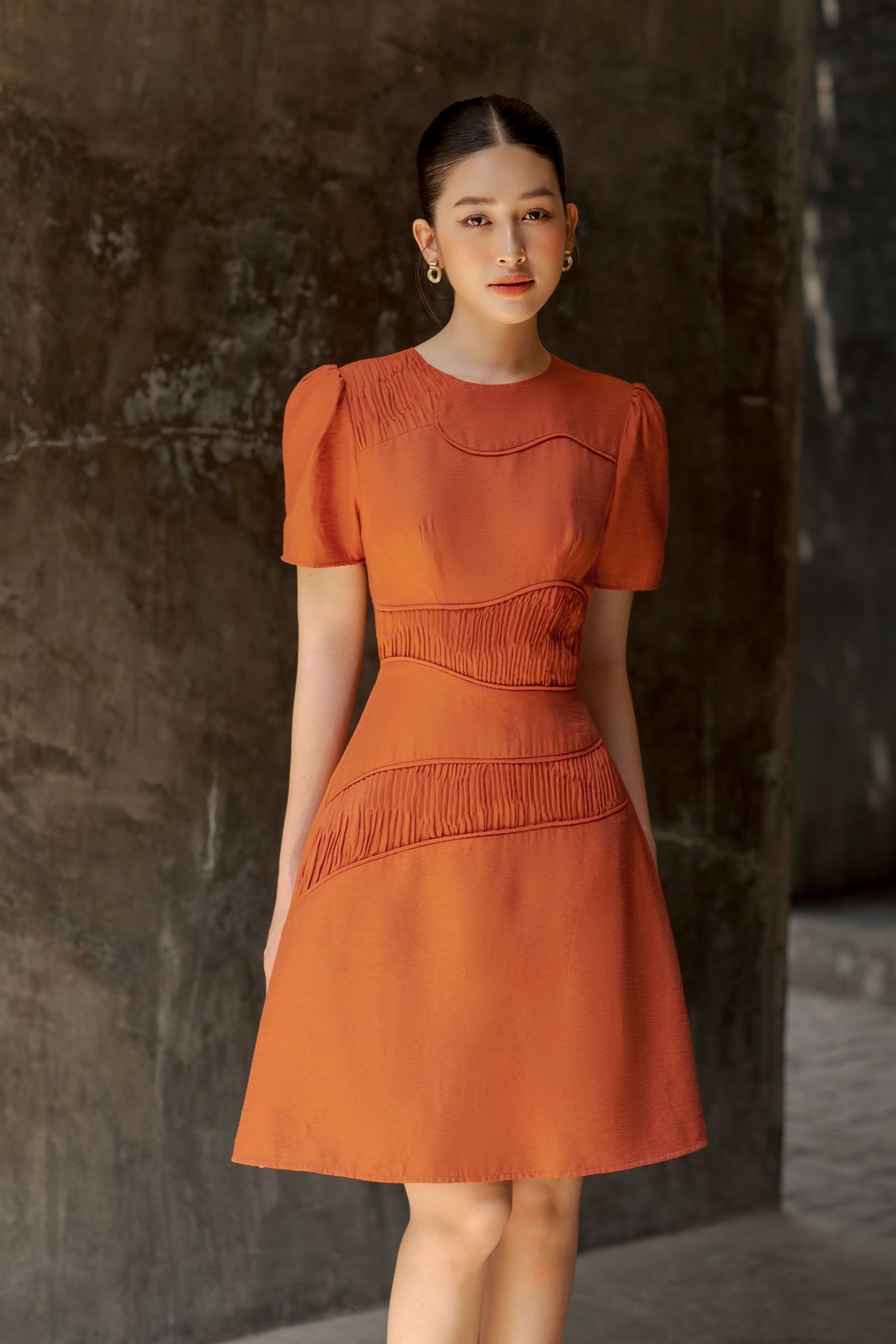 OLV - Đầm Nuna Rust Dress