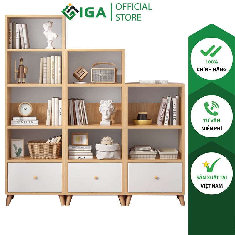 Tủ Sách Đa Tầng S Style Phong Cách Nordic Thương Hiệu IGA - GP144