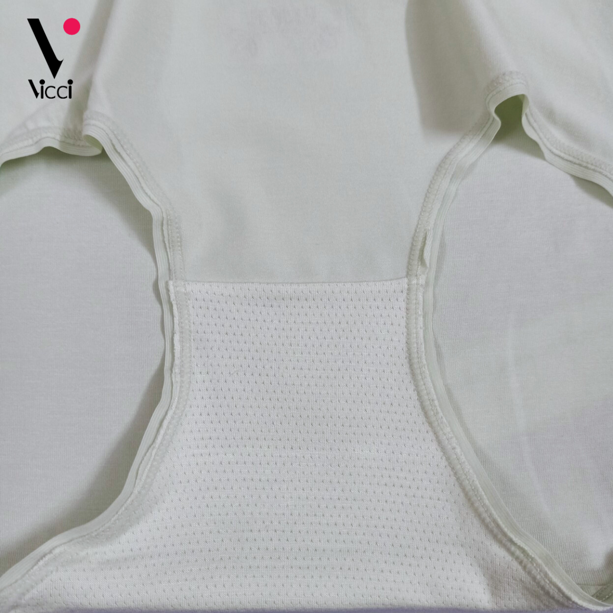 Quần lót nữ cotton lụa cao cấp, cạp lưng vừa Vicci QV.31 mềm mịn, thoáng mát, thấm mút mồ hôi tốt, kháng khuẩn khử mùi
