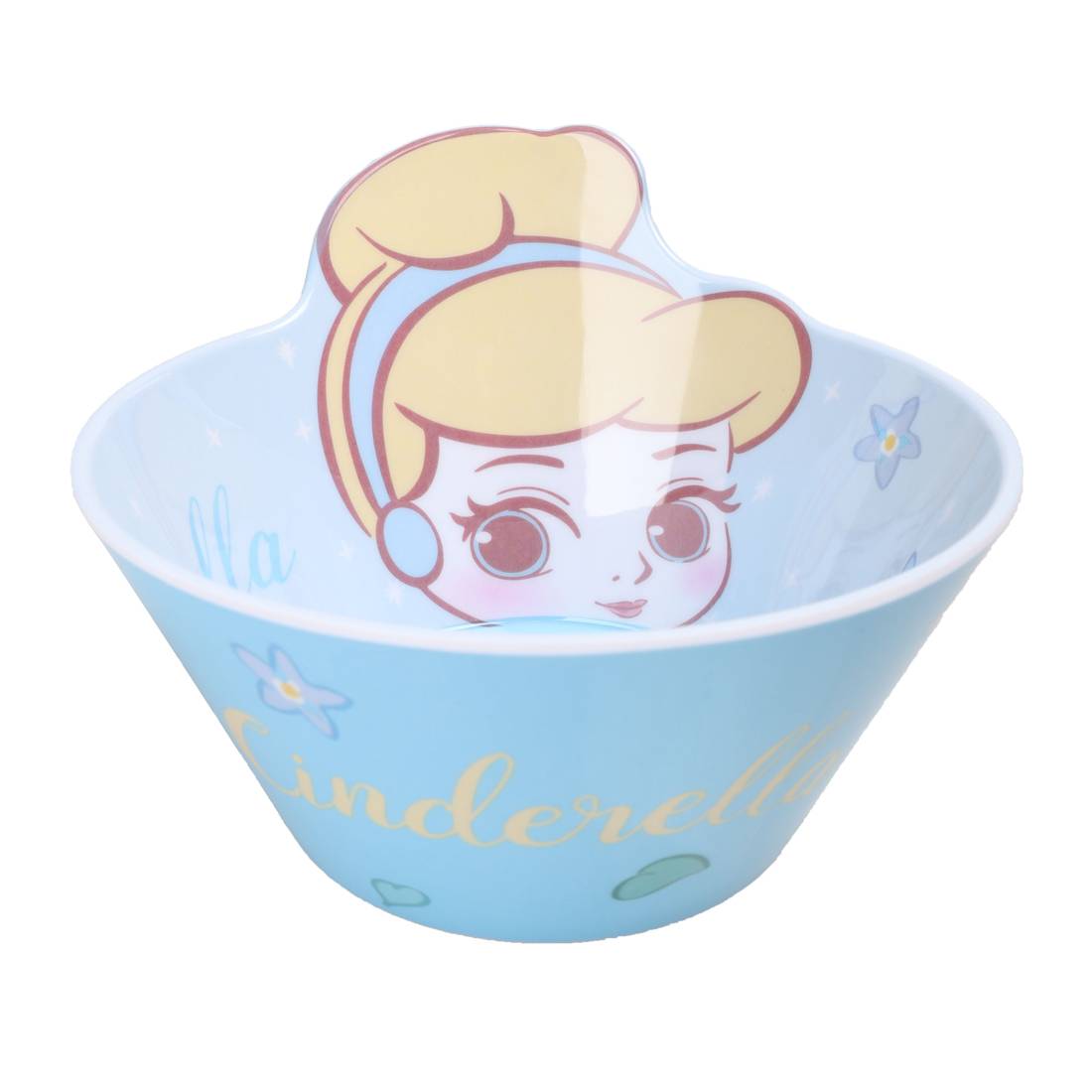 Chén tô ăn dặm melamine Disney hình lọ lem Cinderella 3D cho bé gái