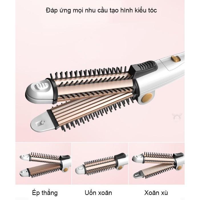 Máy uốn tóc AUX đa năng 3in1