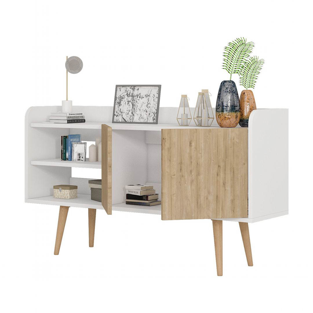 Bàn sảnh ra vào gỗ hiện đại SMLIFE Clowdya