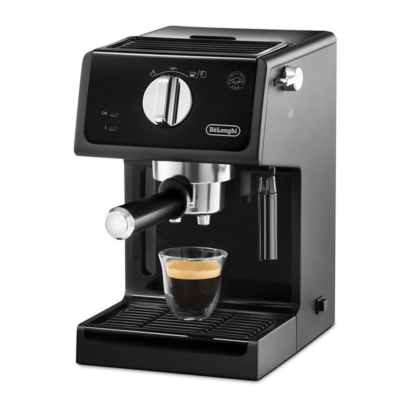 Combo máy xay cà phê Delonghi KG79 + máy pha cà phê Delonghi ECP31.21 (Giao bộ màu ngẫu nhiên) - Hàng Chính Hãng