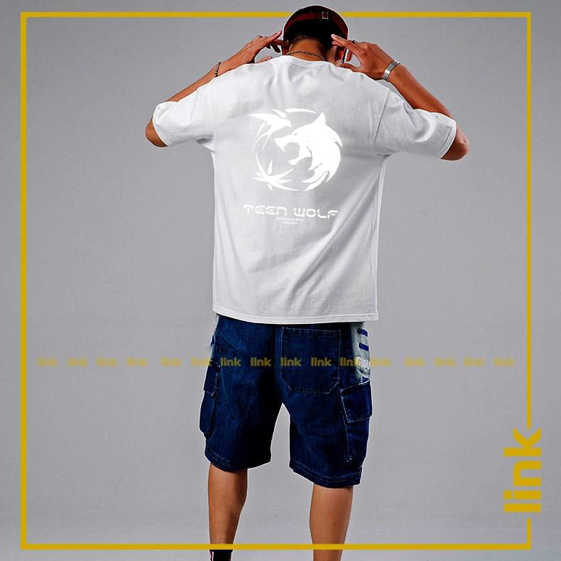 Áo phản quang bạc CHÓ SÓI sau cực chất UNISEX