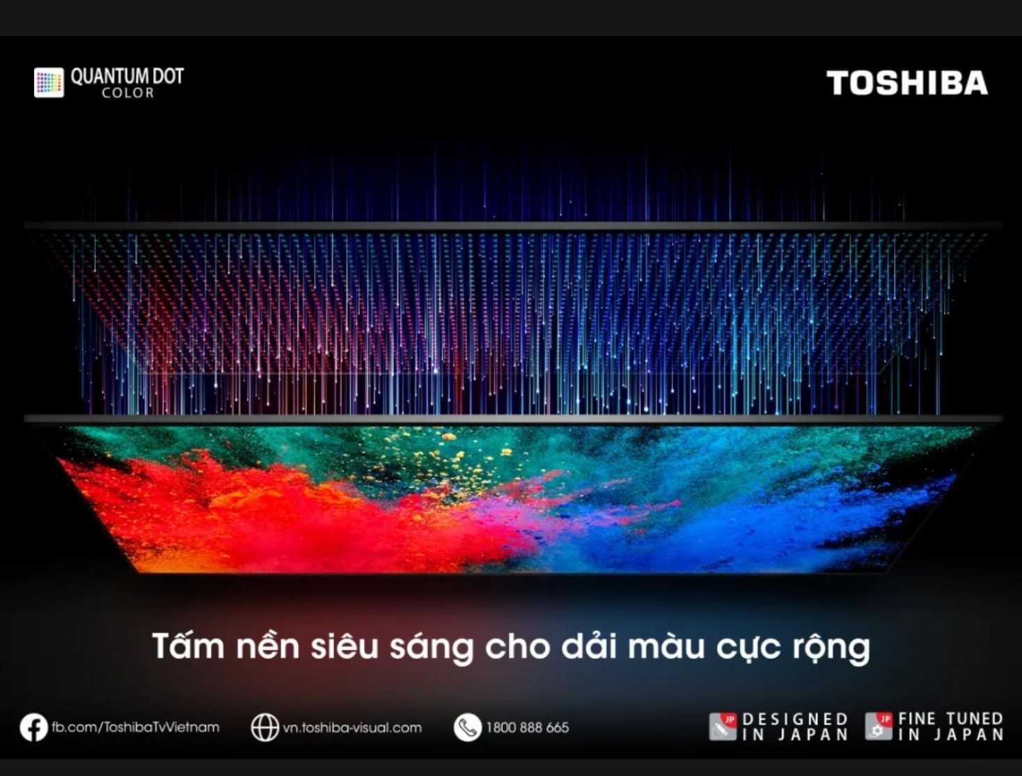 Smart TV TOSHIBA Google QLED Quantum Dot 4k UHD 55'' 55M550LP - Tìm kiếm bằng giọng nói rảnh tay - Bảo hành chính hãng 2 năm