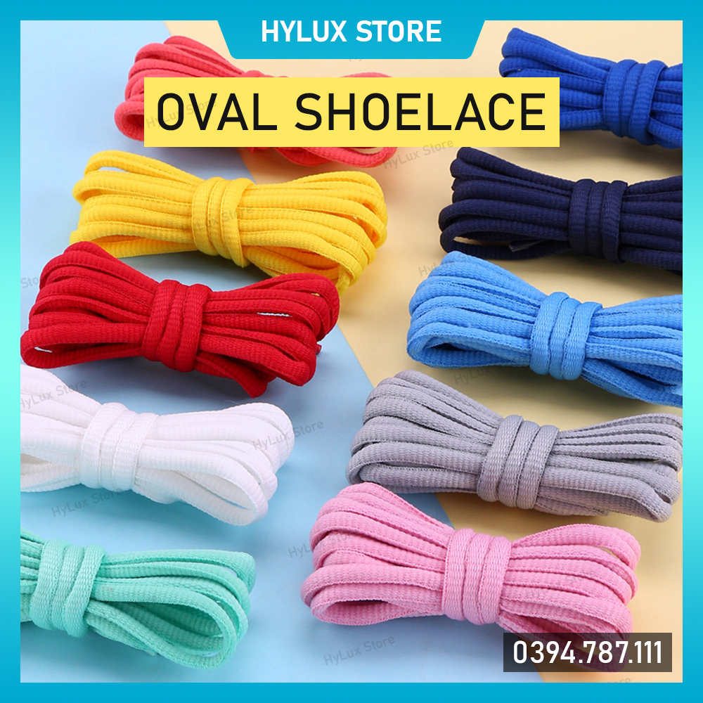 Dây giày Oval 6mm cho giày chạy bộ, giày bóng rổ - Dây giày thể thao