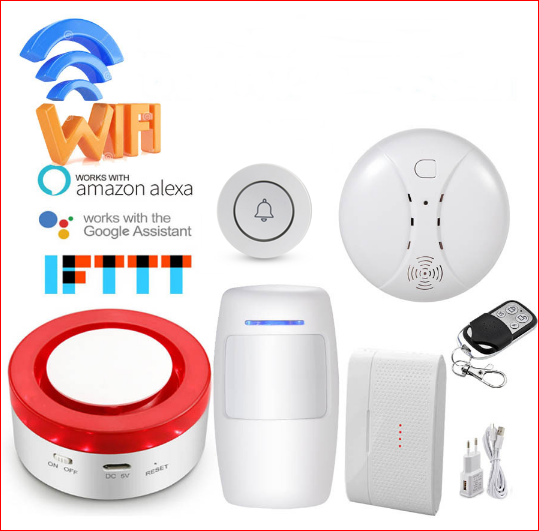 Bộ báo trộm, Báo cháy qua Wifi đến điện thoại thông minh