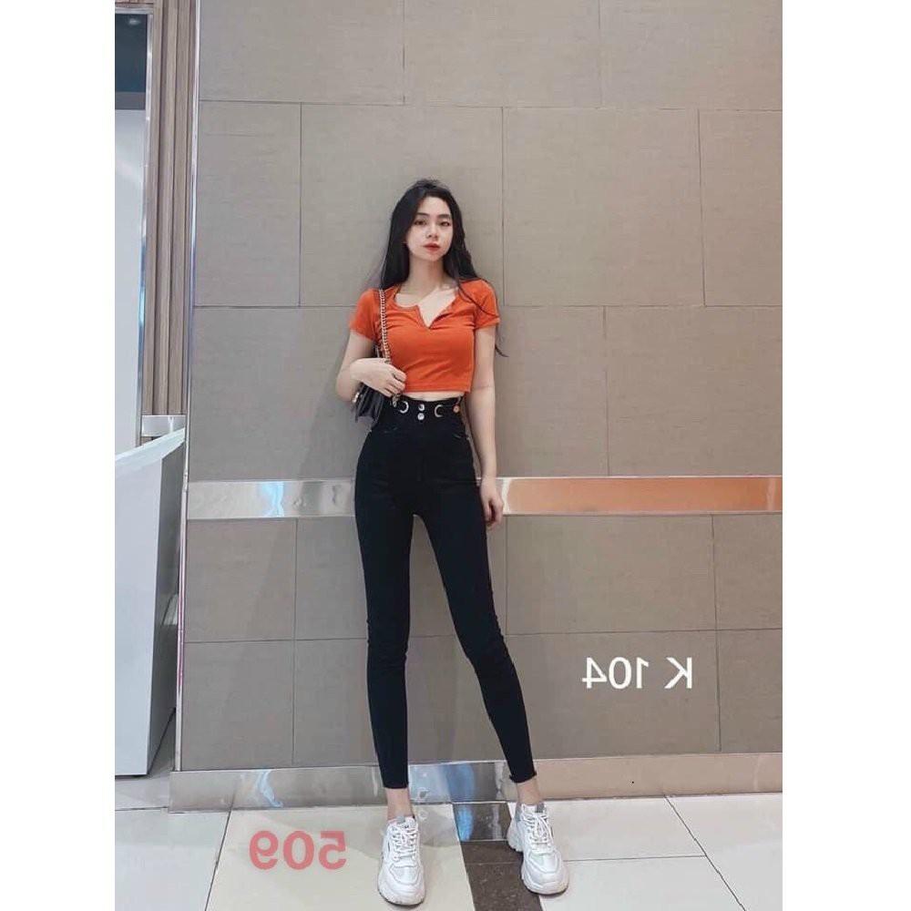 Quần jean nữ , jean nữ cao cấp co dãn mẫu MS4063