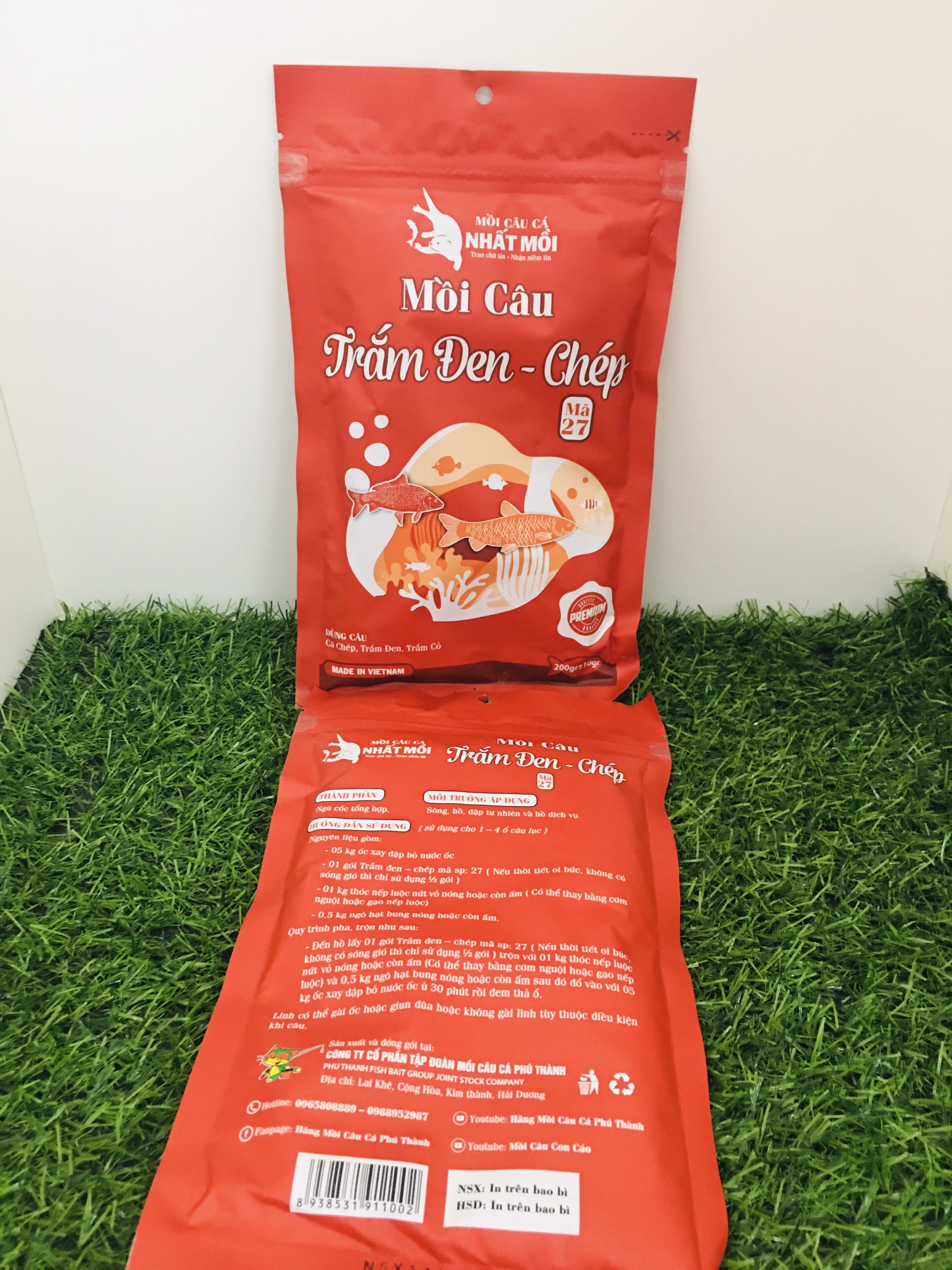 Mồi câu Trắm Đen - Chép (Mã 27)
