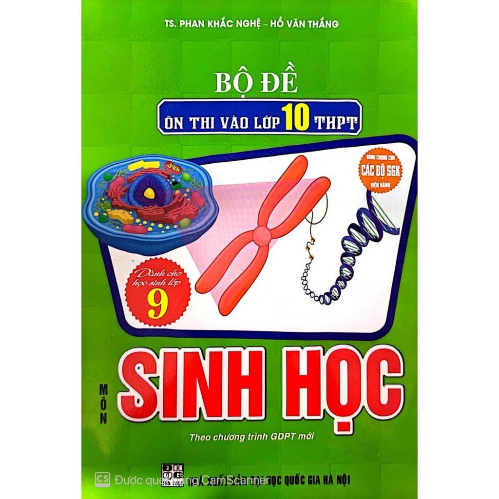 Sách Combo Luyện Thi Vào Lớp 10 Chuyên Môn Sinh Học+Bồi Dưỡng Học Sinh Giỏi Sinh Học 9 + bộ đề ôn thi vào lớp 10-HAGG