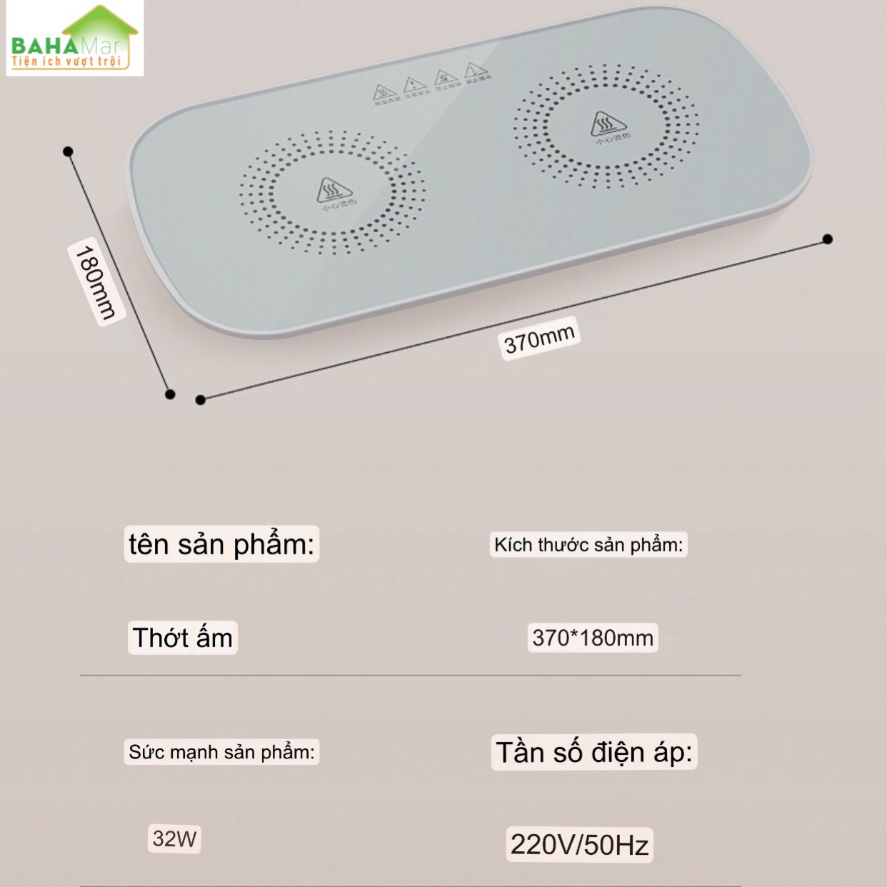 TẤM NHIỆT THÔNG MINH ĐA CHỨC NĂNG GIỮ ẤM MÓN ĂN GIA ĐÌNH NHỎ "BAHAMAR" Có thể tạm biệt những bữa ăn nguội lạnh để thưởng thức đồ ăn nóng ấm giúp giữ sức khoẻ cuộc sống
