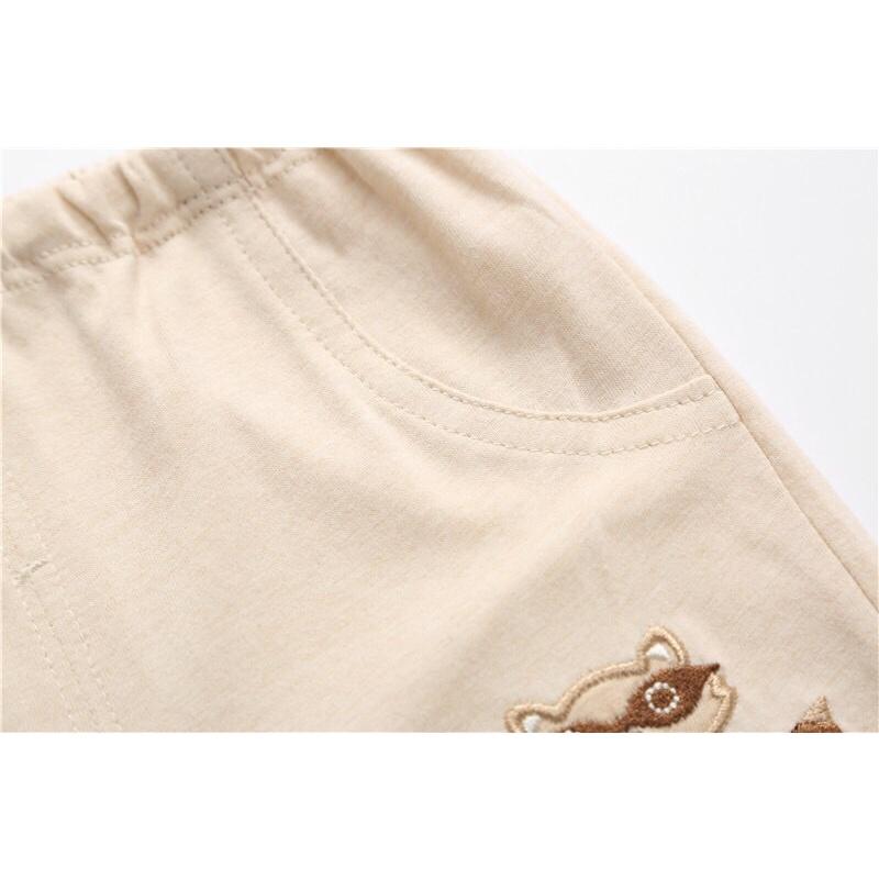 Bộ quần áo cộc hè cho bé sơ sinh 100% organic cotton hữu cơ tự nhiên thoáng mát không hoá chất an toàn cho bé