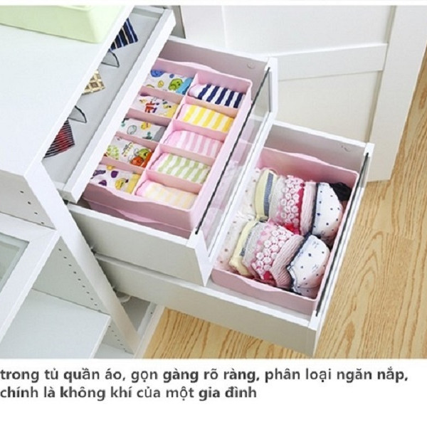 Bộ 2 khay đựng áo ngực, đồ lót 10 ngăn