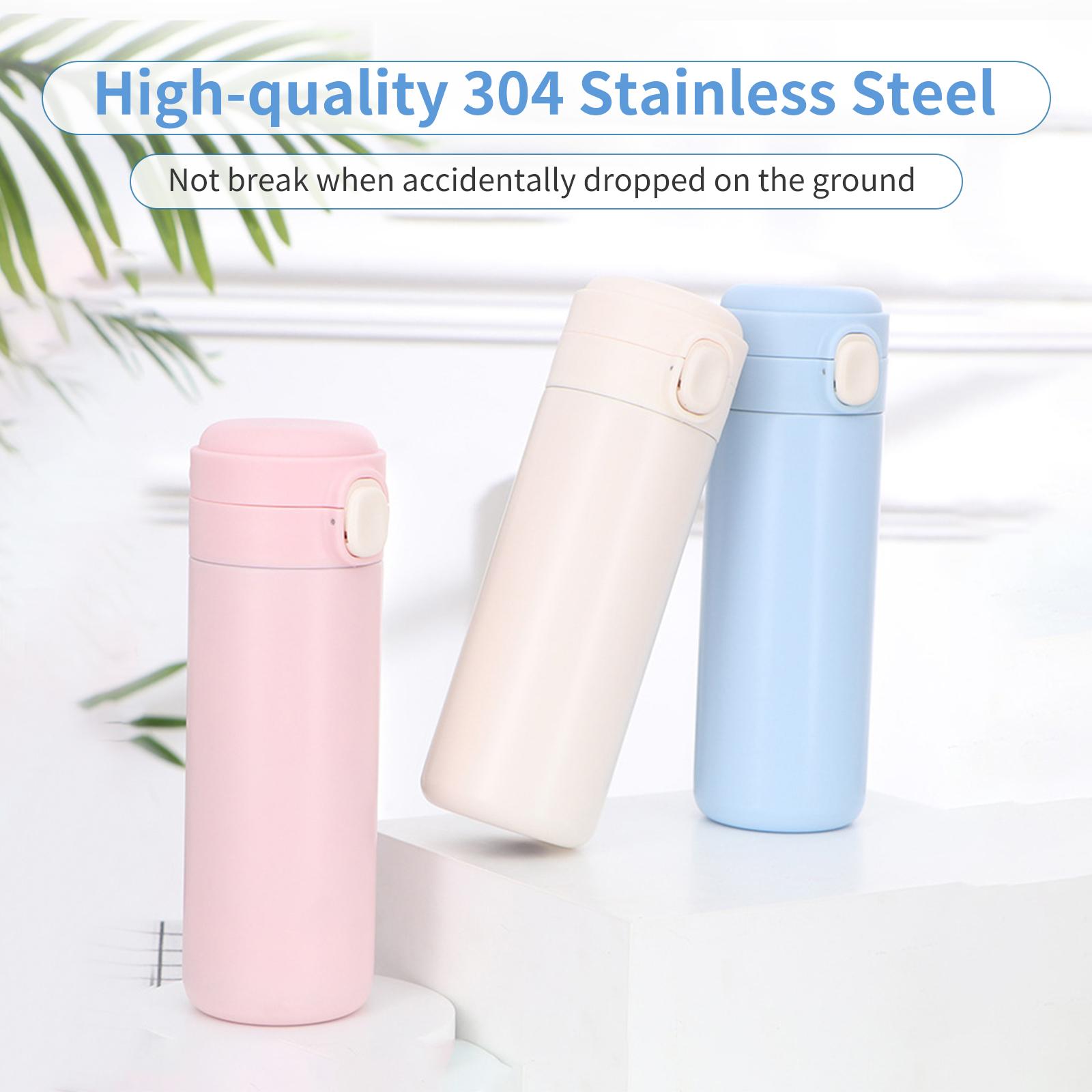 Bình Giữ Nhiệt Di Động Thép Không Gỉ Chống Rò Rỉ Dung Tích 350Ml